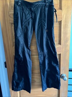 Ted Baker 2005 Black Wide-Leg Cargo Pants